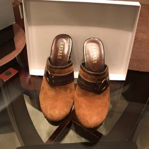 Ralph Lauren Suede Clogs